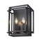 Z-Lite Titania 2 Light Wall Sconce, Matte Black 454-2S-MB - alternate 4